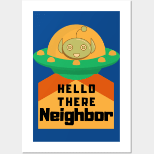 Hello there neighbor Posters and Art